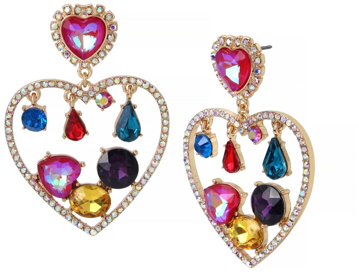 Betsey Johnson Heart Earrings | Shop the world's largest 
