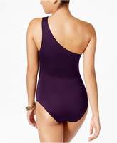 Thumbnail for your product : Carmen Marc Valvo Cutout Asymmetrical One-Piece Swimsuit