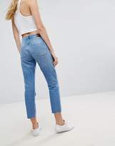 Thumbnail for your product : Tommy Hilfiger Cropped Straight Leg Jean with Embroidery