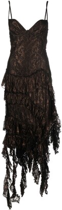Del Core Lace-Detail Sleeveless Maxi Dress