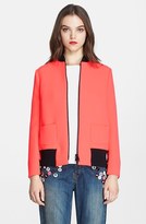 Thumbnail for your product : RED Valentino Neoprene Bomber Jacket