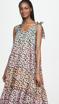 Thumbnail for your product : Juliet Dunn Leopard Print Maxi Cover Up Dress