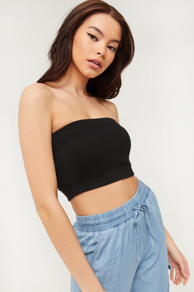 black tube top outfits