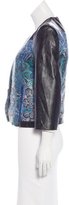 Thumbnail for your product : Helmut Lang x Intermix Leather Printed Jacket