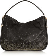 Thumbnail for your product : Jimmy Choo Zoe elaphe-trimmed studded leather shoulder bag