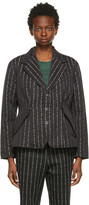 Thumbnail for your product : Martine Rose Black A-Messina Blazer