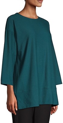 Eileen Fisher Stretch Crepe Tunic