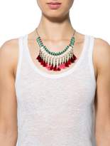 Thumbnail for your product : Isabel Marant Bead Tassel Collar Necklace