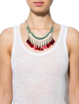 Isabel Marant Bead Tassel Collar Necklace