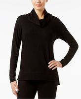 Thumbnail for your product : Alfani Brushed Cowl-Neck Pajama Top, Created for Macy's