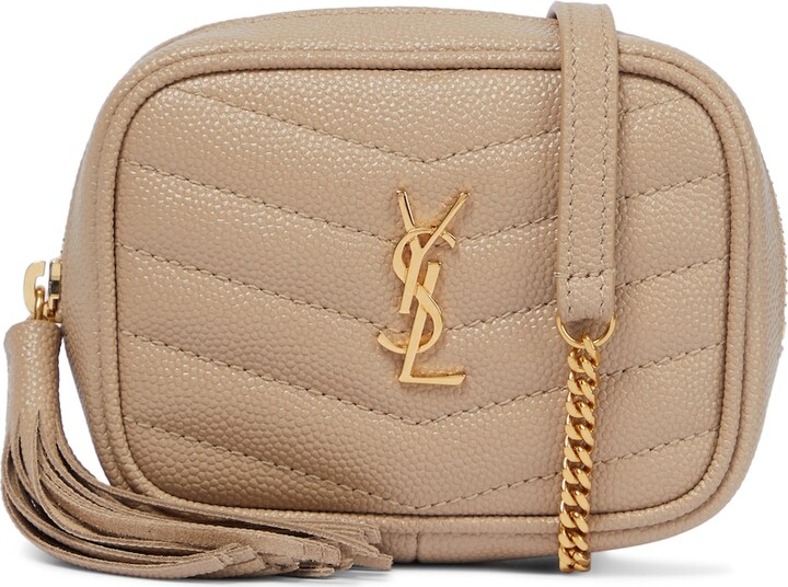 Saint Laurent Lou Micro leather crossbody bag ShopStyle