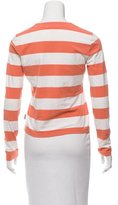 Thumbnail for your product : Burberry Striped Long Sleeve Top