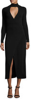Thumbnail for your product : A.L.C. Rojo Long-Sleeve Ponte Midi Dress, Black