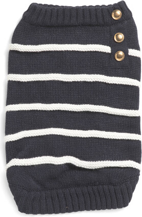 TJMAXX Henley Striped Sweater, Acrylic