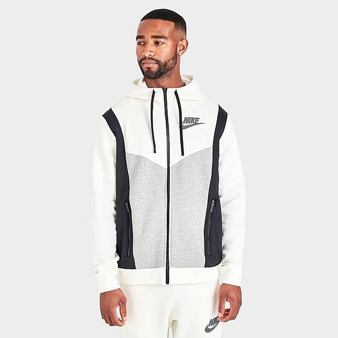 Nike Men's Sportswear Hybrid Fleece Full-Zip Hoodie - ShopStyle