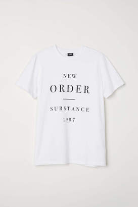 H&M T-shirt with Printed Design