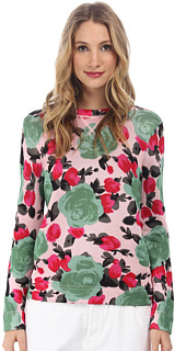 Marc by Marc Jacobs Jerrie Rose Printed Sweater Women's Sweater