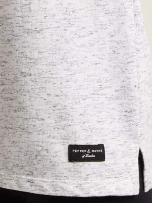 Pepper & Mayne Hooded Cotton-blend Sweatshirt - Womens - White Multi