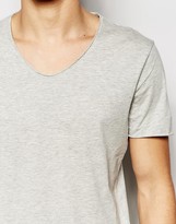 Thumbnail for your product : Selected Raw Neck T-Shirt