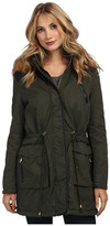 Thumbnail for your product : French Connection Faux Fur Hooded Parka w/ Faux Leather Trim