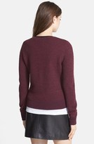 Thumbnail for your product : Halogen Front Zip Sweater Jacket (Regular & Petite)