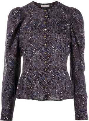 ulla johnson denim top