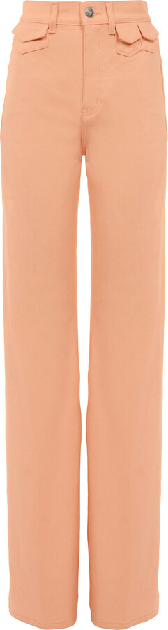 Chloé Rigid High-Rise Organic Denim Flared Jeans
