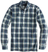 Thumbnail for your product : J.Crew Secret Wash long-sleeve popover shirt in oxbow blue tartan