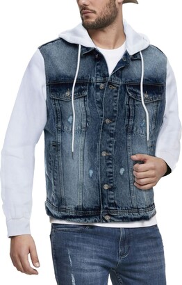 jean sweatshirt jacket