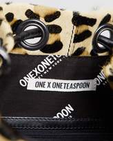 Thumbnail for your product : One Teaspoon Leopard Ida Bucket Bag