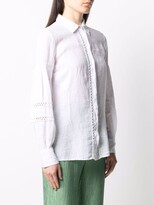 Thumbnail for your product : 120% Lino Embroidered Button-Down Shirt