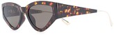 Thumbnail for your product : Christian Dior Cat-Eye Frame Tortoiseshell Sunglasses