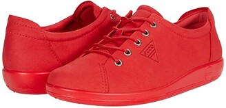 red ecco sneakers