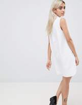 Thumbnail for your product : ASOS Petite Design Petite Sleeveless Cotton Shirt Mini Dress