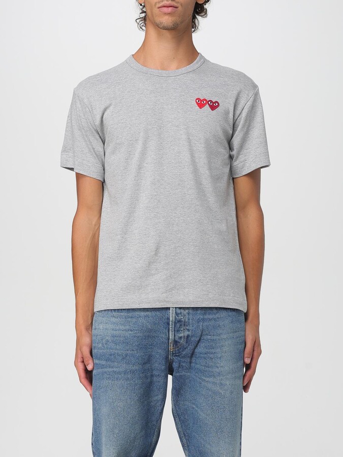 Comme des Garçons PLAY T-Shirt Men color Grey