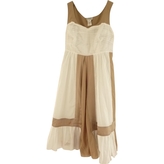 Thumbnail for your product : Philosophy di Alberta Ferretti Beige Cotton Dress