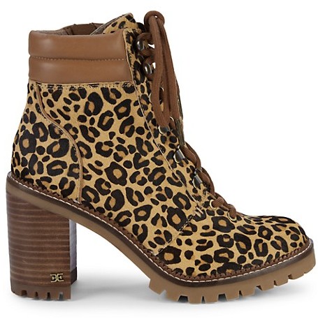 sam edelman booties leopard