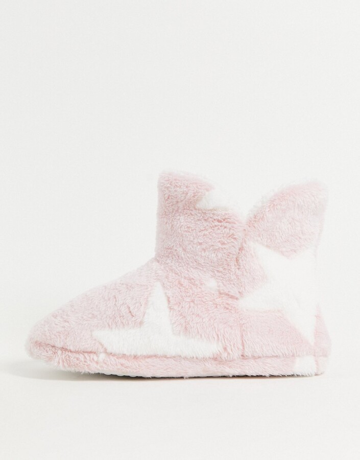 pink slipper boots