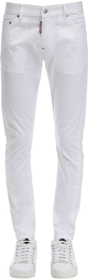 white dsquared jeans