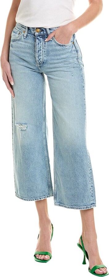 Rag & Bone Andi High-Rise Malvern Ankle Wide Leg Jean