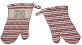 Thumbnail for your product : PRIMITIVES BY KATHY 'Christmas Calories Don't Count' Linen Oven Mitt