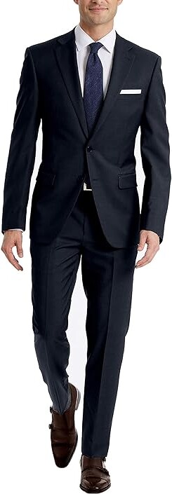 Calvin Klein Men's Slim Fit Suit Separates (Solid Navy) Men's Suits Sets -  ShopStyle