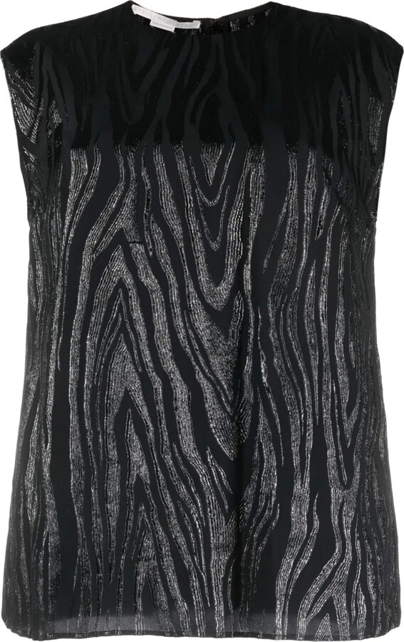 Stella McCartney Moire-Effect Tank Top