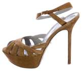 Thumbnail for your product : Sergio Rossi Suede Platform Sandals