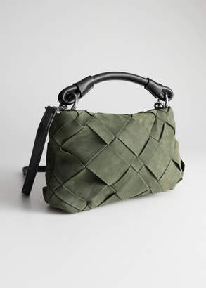 And other stories Braided Suede Crossbody Bag