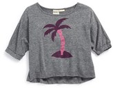 Thumbnail for your product : Roxy 'Swaying Palm' Graphic Tee (Toddler Girls, Little Girls & Big Girls)