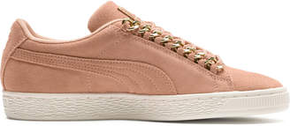Suede Classic Chain Womens Sneakers