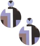 Thumbnail for your product : Forever 21 Geo Disc Drop Earrings