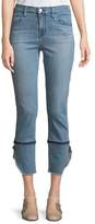 Thumbnail for your product : J Brand Ruby High-Rise Cropped Cigarette Jeans, Patriot