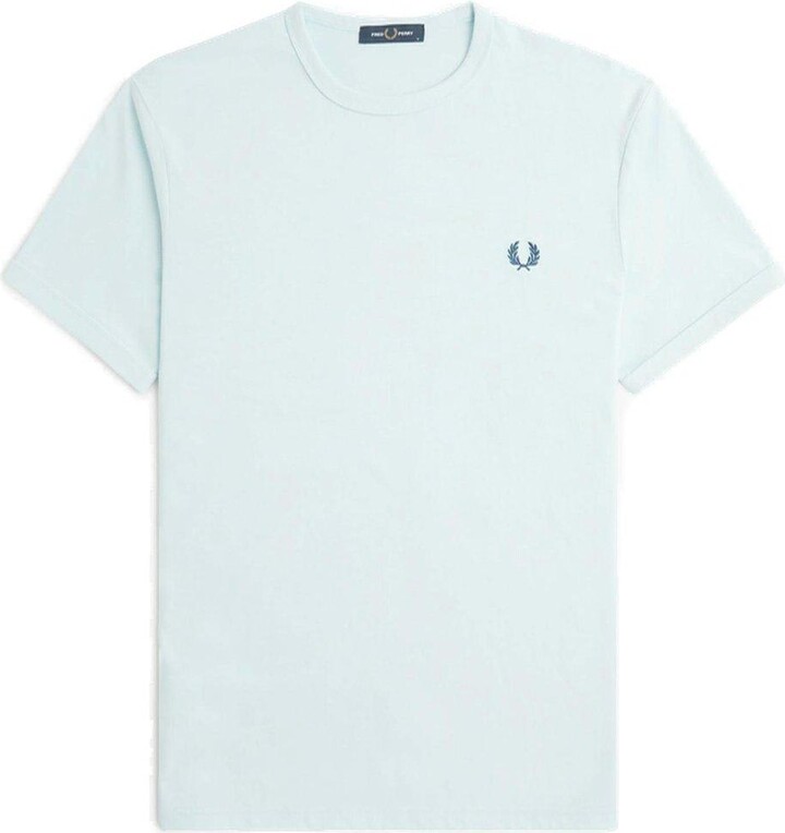 Fred Perry Ringer Logo-embroidered Crewneck T-shirt